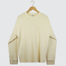 Polar Skate Co. Dylan L/S T-Shirt Waffle Ivory