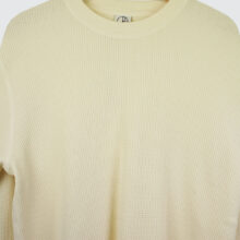 Polar Skate Co. Dylan L/S T-Shirt Waffle Ivory