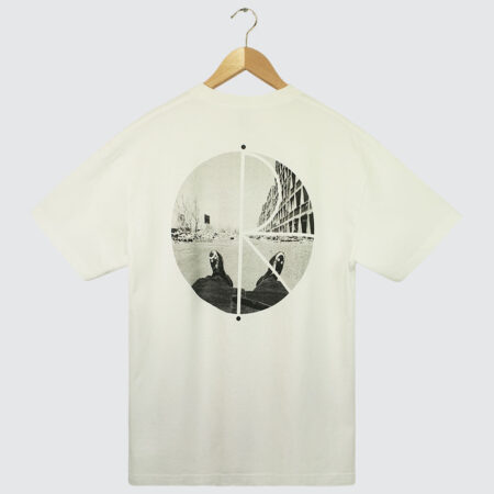 Polar Skate Co. Fill Logo T-Shirt Happy Sad White