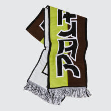 Polar Skate Co. Football Scarf Squares Green/Brown