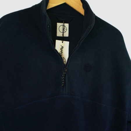 Polar Skate Co. Ivan Half Zip Sweatshirt Grey/Blue