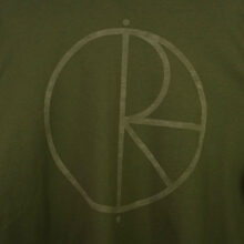Polar Skate Co. Steve Stroke Logo L/S Army Green