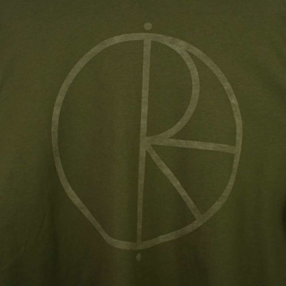 Polar Skate Co. Steve Stroke Logo L/S Army Green