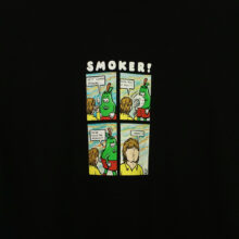 Polar Skate Co. Smoker T-Shirt Black