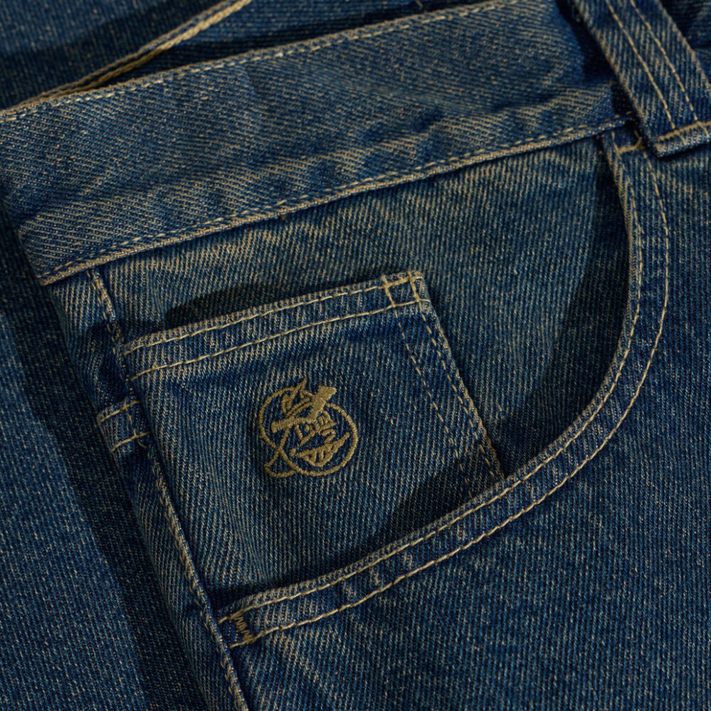 Polar Skate Co. 93! Pants Dirty Blue