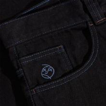 Polar Skate Co. Big Boy Pants Black/Blue Stitching