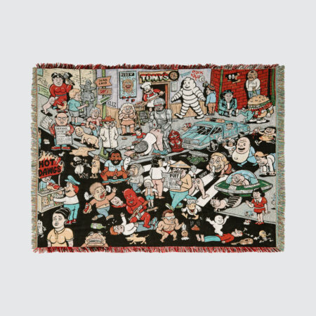 Polar Skate Co. Throw Blanket Street Corner Multi