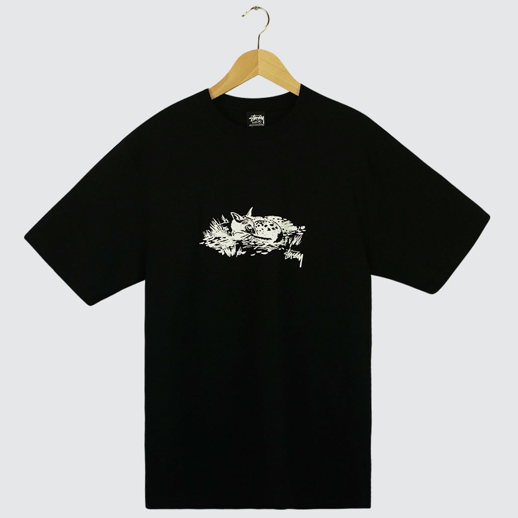 Stüssy Fawn T-Shirt Black Stüssy Fawn T-Shirt Black