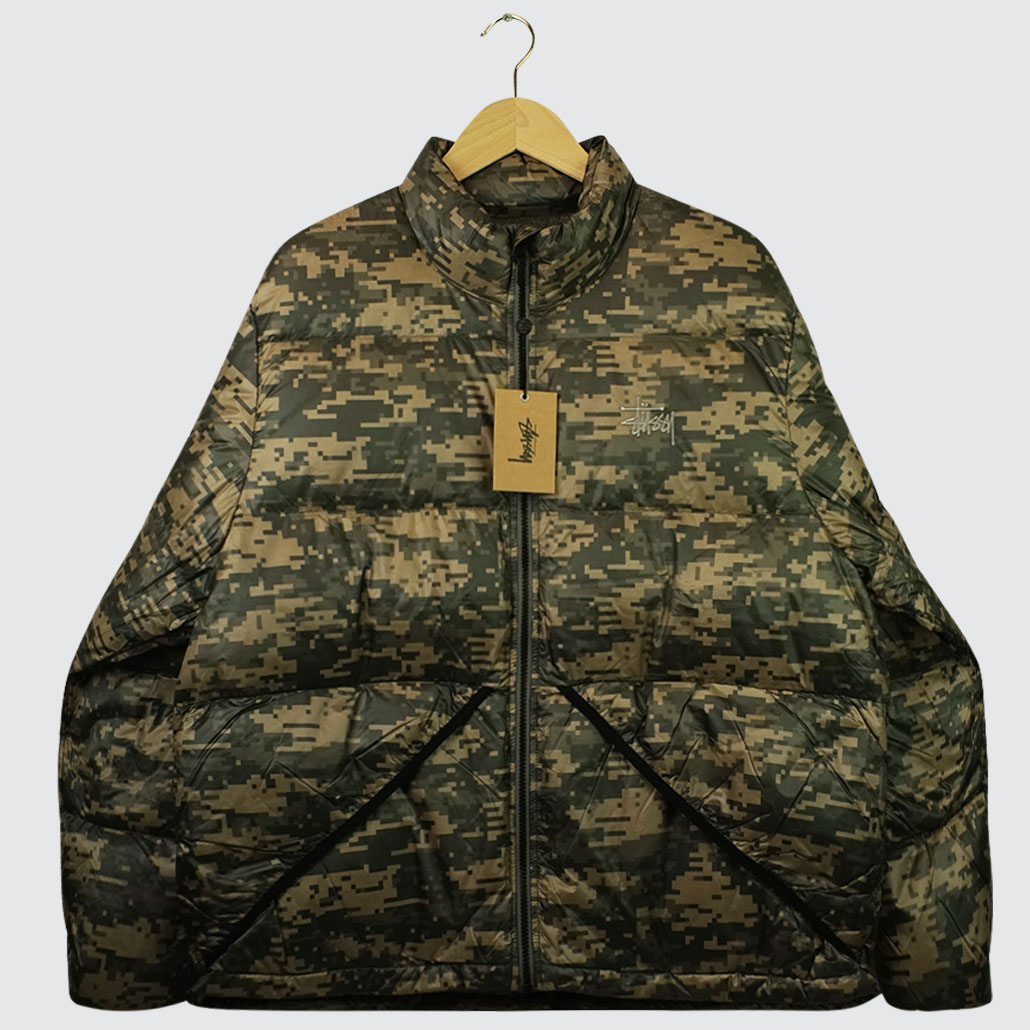 Stüssy Micro Ripstop Down Mock Digi Camo Stüssy Micro Ripstop Down Mock Digi Camo
