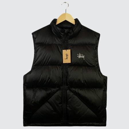 Stüssy Micro Ripstop Down Vest Black