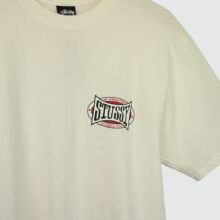 Stüssy Champion Oval Pig. Dyed T-Shirt Natural