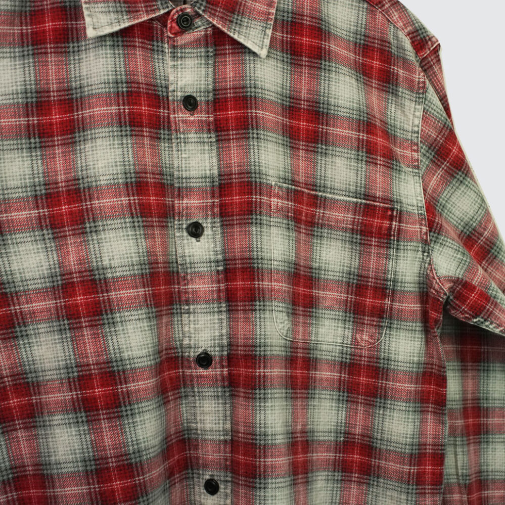 Stüssy Dax Plaid Shirt Red