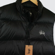 Stüssy Micro Ripstop Down Vest Black