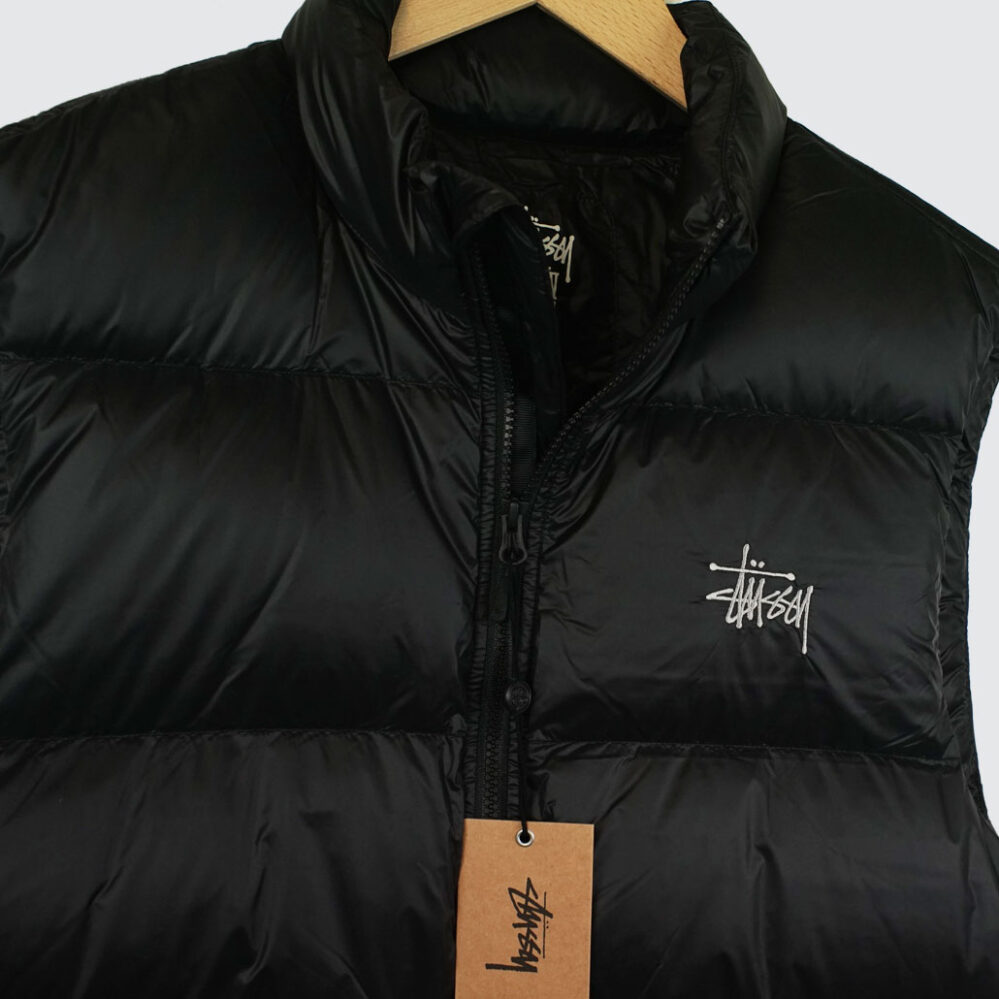 Stüssy Micro Ripstop Down Vest Black