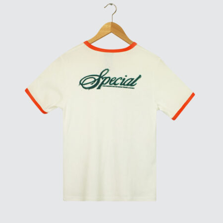 Token x Slinky Cutie Ringer Unisex T-Shirt White