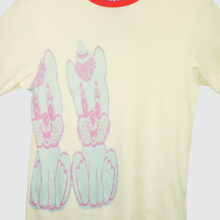 Token x Slinky Cutie Ringer Unisex T-Shirt White