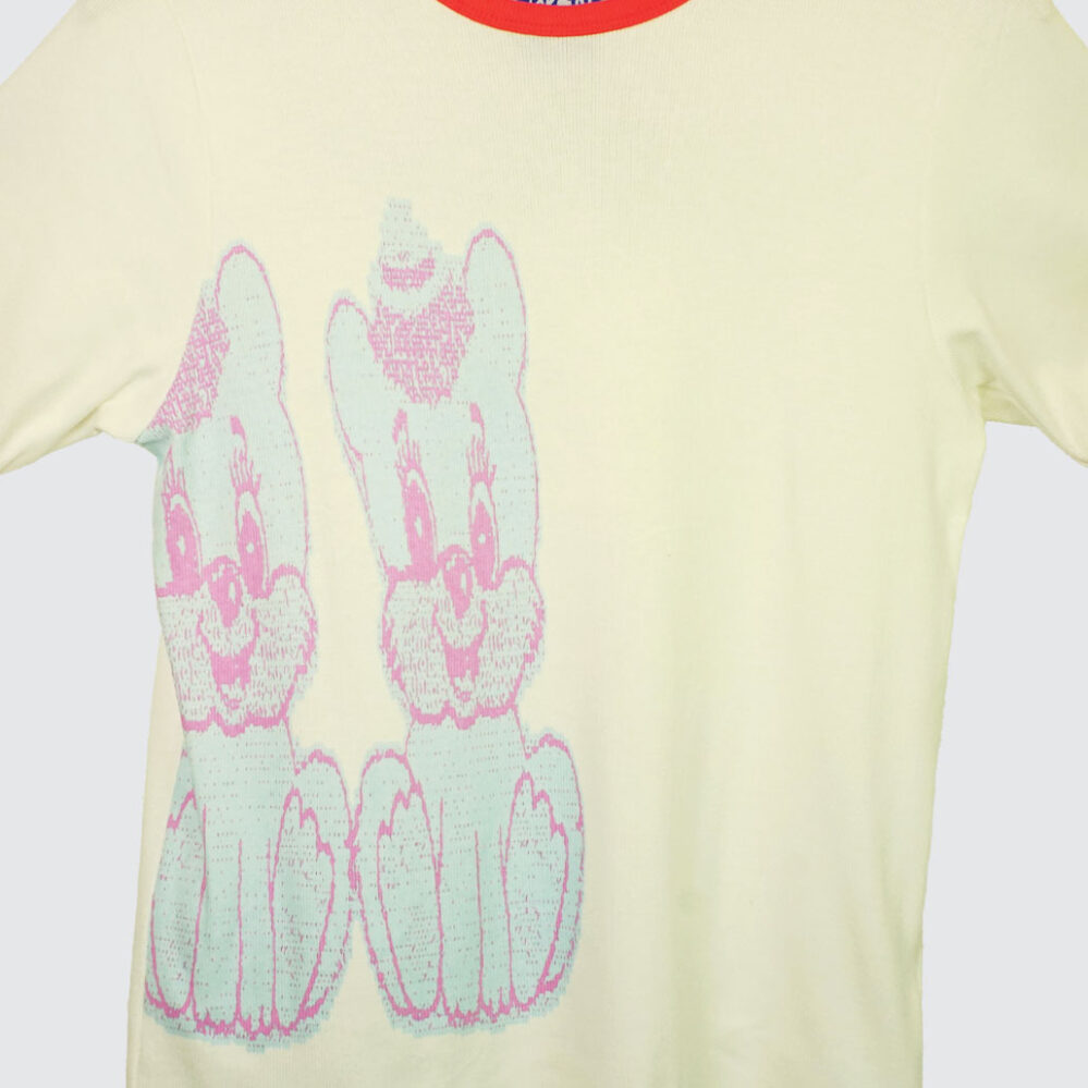 Token x Slinky Cutie Ringer Unisex T-Shirt White