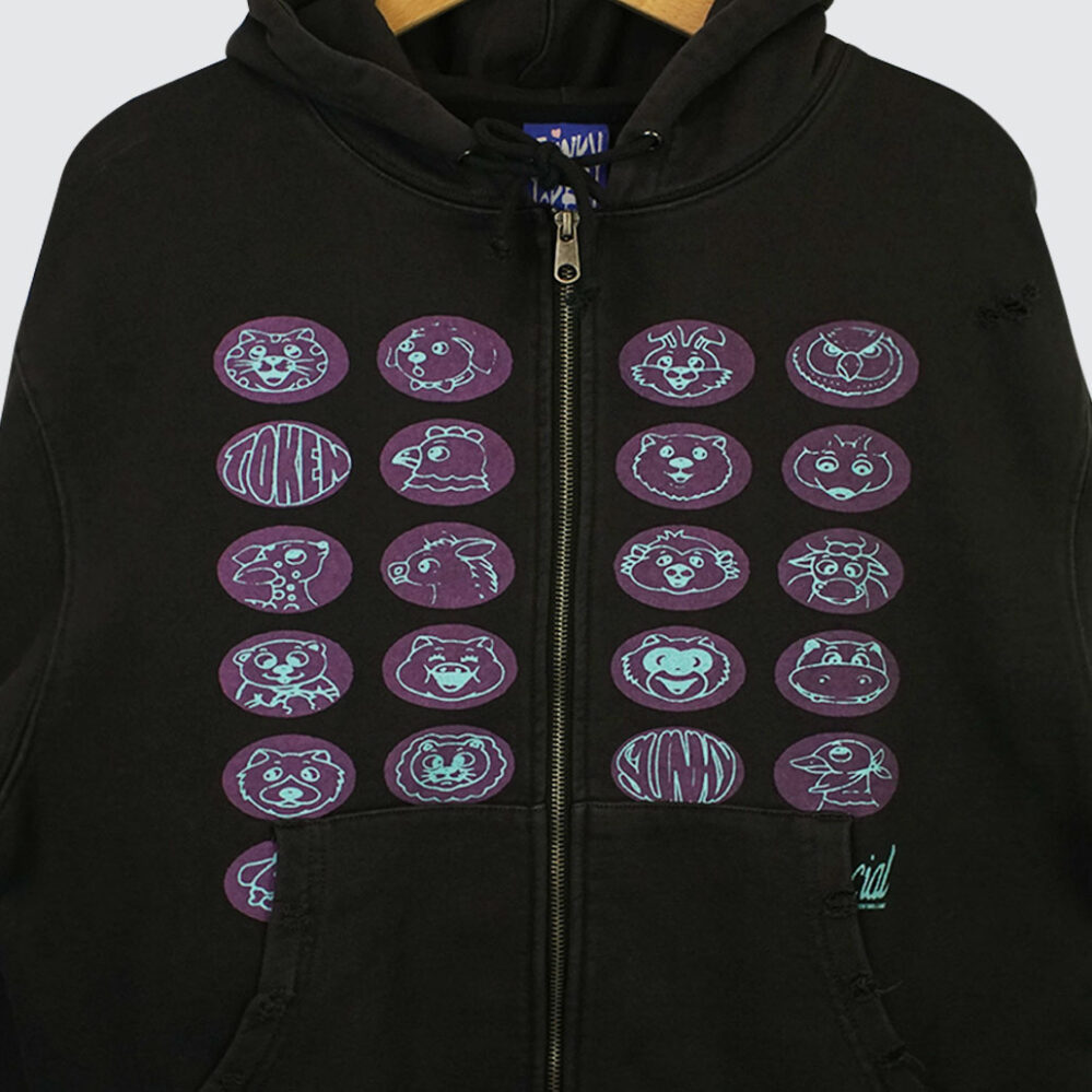 Token x Slinky How I Feel Zip Hoodie Graphite