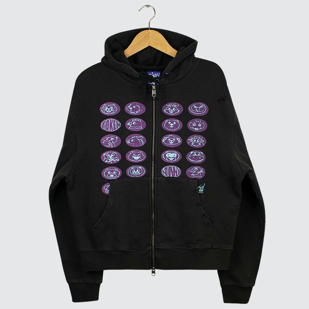 Token x Slinky How I Feel Zip Hoodie Graphite Token x Slinky How I Feel Zip Hoodie Graphite