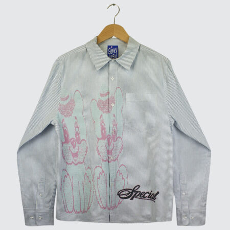 Token x Slinky Puppy World L/S Shirt Blue/White Striped