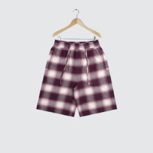 Token x Slinky VHS Shorts Berry Ombre Plaid