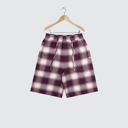 Token x Slinky VHS Shorts Berry Ombre Plaid
