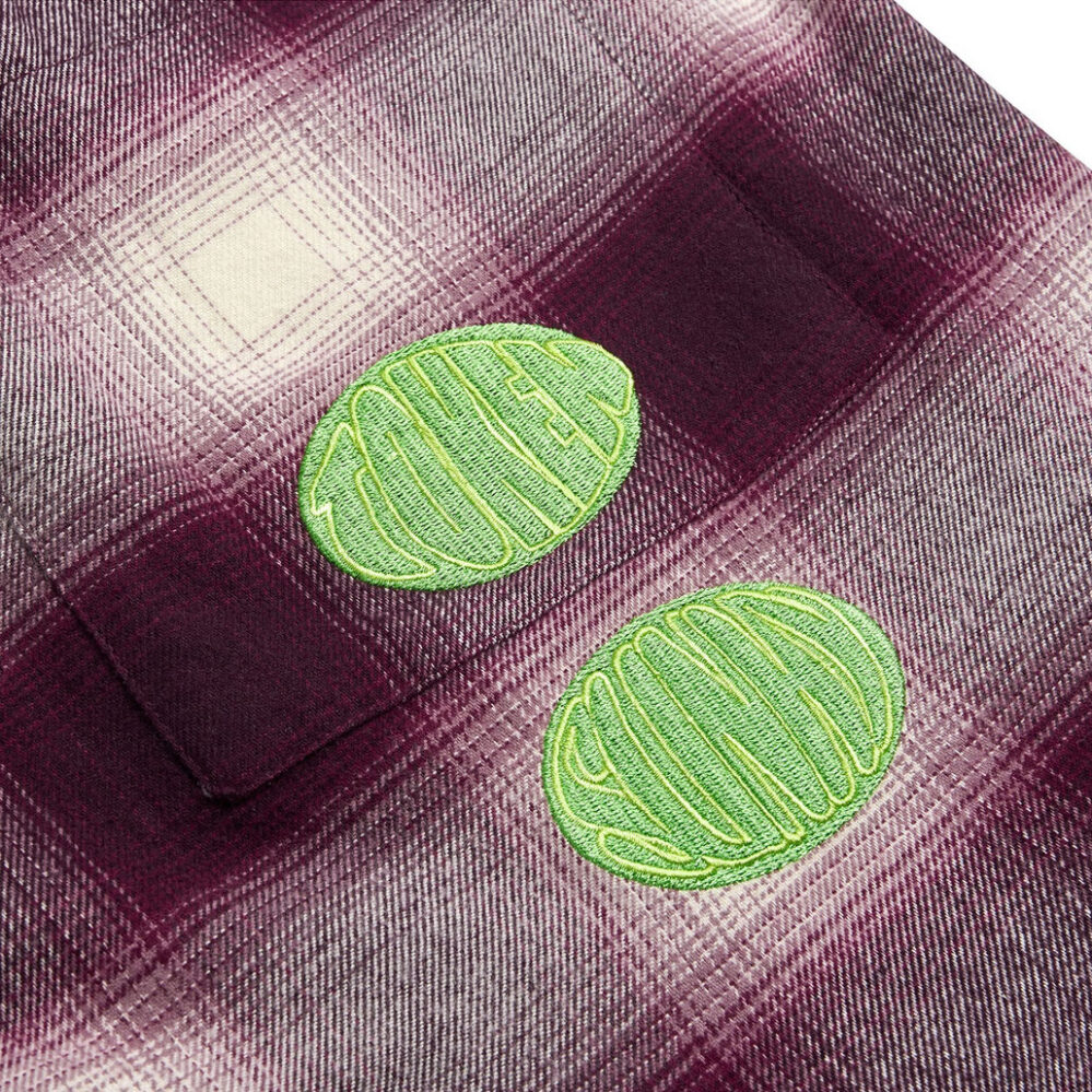 Token x Slinky VHS Shorts Berry Ombre Plaid