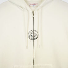 Yardsale Bullseye Zip Hoodie White Yardsale Bullseye Zip Hoodie White