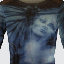 Yardsale Butterfly Mesh Longsleeve Black