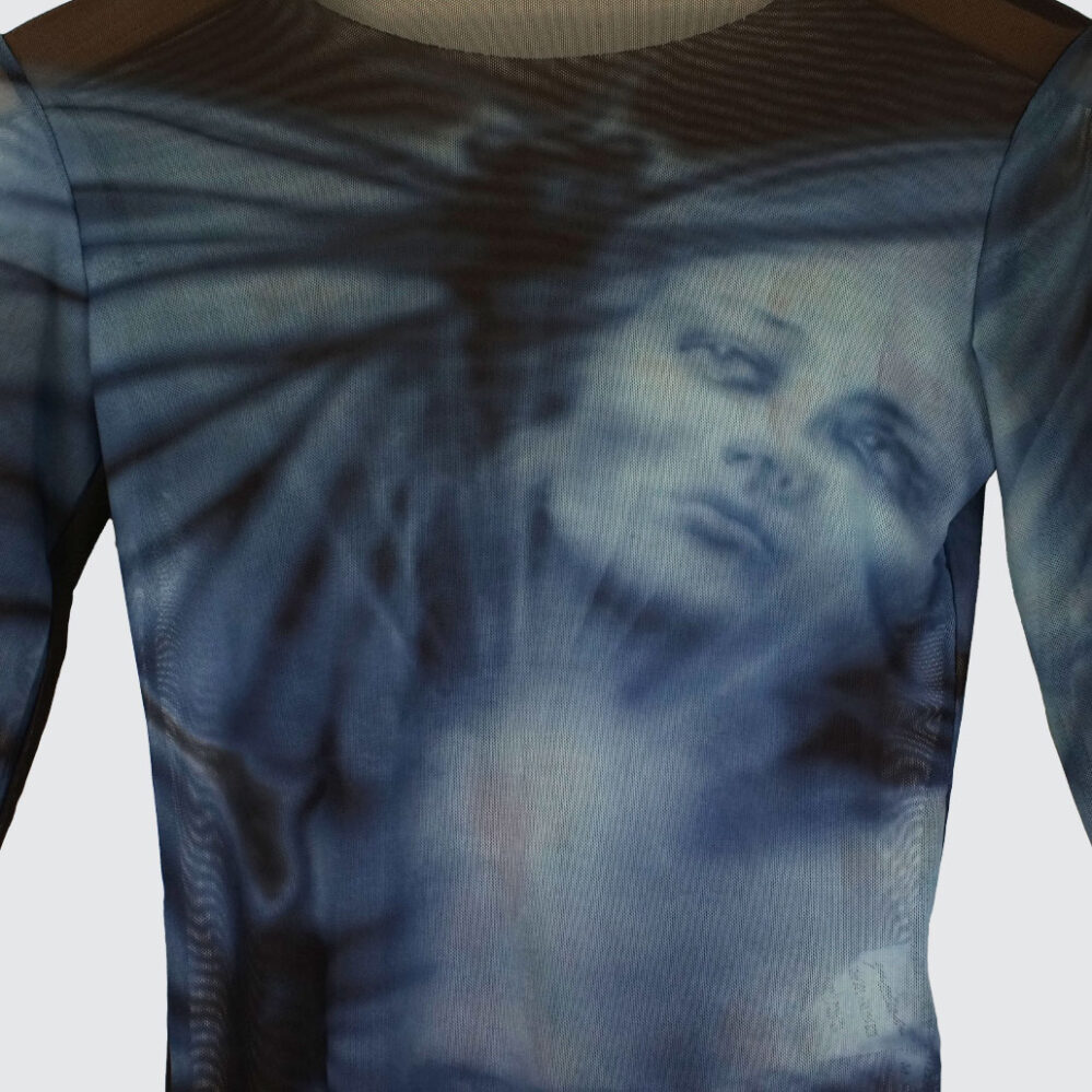 Yardsale Butterfly Mesh Longsleeve Black