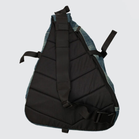 Yardsale Denim Sling Backpack Blue