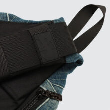 Yardsale Denim Sling Backpack Blue