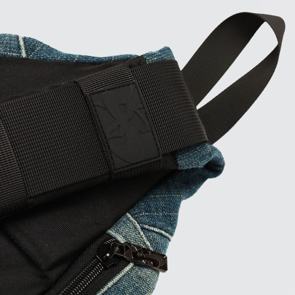 Yardsale Denim Sling Backpack Blue