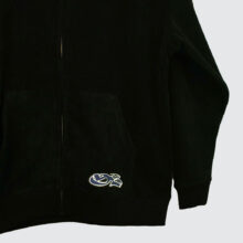 Yardsale Sprayed Waffle Zip Hoodie Black