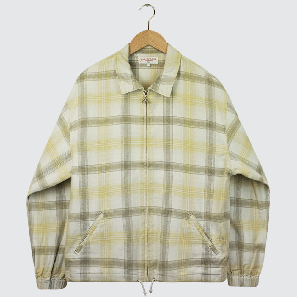 Yardsale Tartan Full Zip Sand - LOBBY Online Skateshop