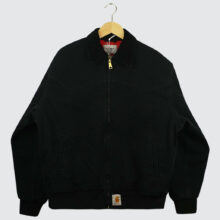 Carhartt WIP OG Santa Fe Jacket Black Grind Wash Carhartt WIP OG Santa Fe Jacket Black Grind Wash