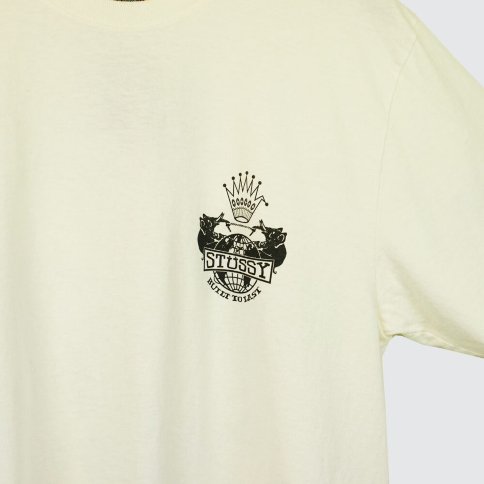 Stüssy Built To Last Pig. Dyed T-Shirt Natural
