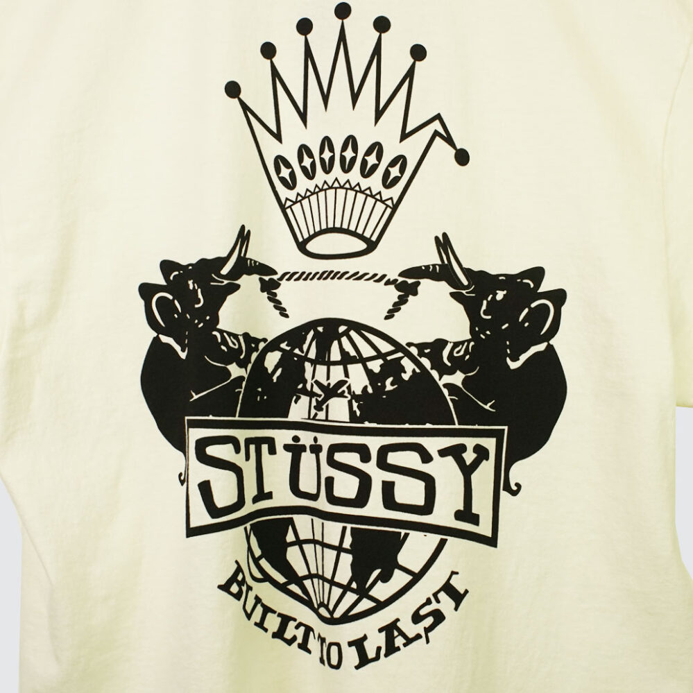 Stüssy Built To Last Pig. Dyed T-Shirt Natural