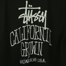 Stüssy Cali Grown Pig. Dyed T-Shirt Faded Black