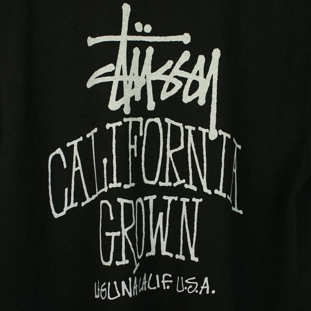 Stüssy Cali Grown Pig. Dyed T-Shirt Faded Black