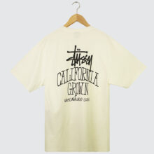 Stüssy Cali Grown Pig. Dyed T-Shirt Natural