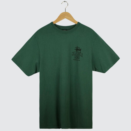 Stüssy Cali Grown Pig. Dyed T-Shirt Pine Stüssy Cali Grown Pig. Dyed T-Shirt Pine