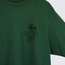 Stüssy Cali Grown Pig. Dyed T-Shirt Pine