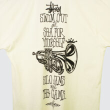 Stüssy Swim Out Pig. Dyed T-Shirt Natural Stüssy Swim Out Pig. Dyed T-Shirt Natural