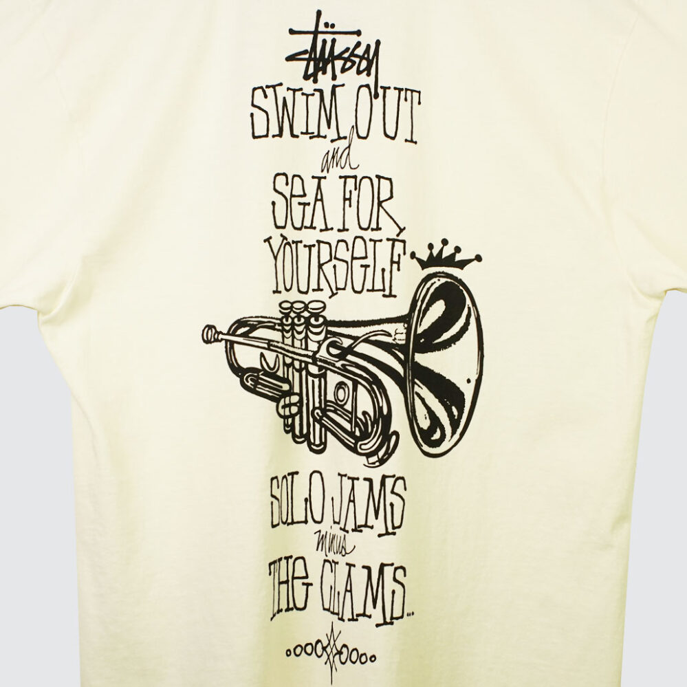 Stüssy Swim Out Pig. Dyed T-Shirt Natural Stüssy Swim Out Pig. Dyed T-Shirt Natural