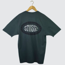 Stüssy Tile Oval Pig. Dyed T-Shirt Navy Stüssy Tile Oval Pig. Dyed T-Shirt Navy