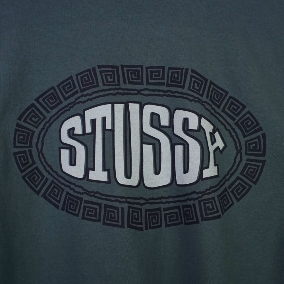 Stüssy Tile Oval Pig. Dyed T-Shirt Navy Stüssy Tile Oval Pig. Dyed T-Shirt Navy