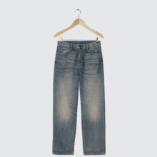 Carhartt WIP Aaron Pant Blue Worn Used Washed