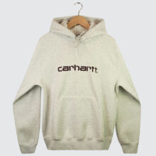 Carhartt WIP Hooded Sweat Ash Heather/ Cozy Purple Carhartt WIP Hooded Sweat Ash Heather/ Cozy Purple