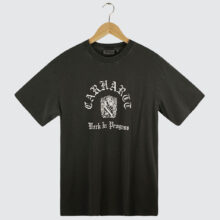 Carhartt WIP Coat Of Arms S/S T-Shirt Black Garment Dyed Carhartt WIP Coat Of Arms S/S T-Shirt Black Garment Dyed